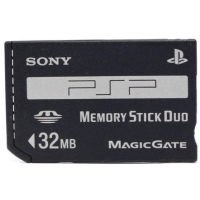 Memory stick PRO duo voor PSP of camera van 32 MB. tot 32 GB.
